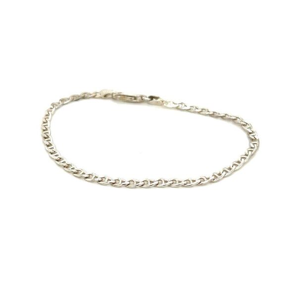 Silver 925 Mariner’s Link Bracelet - Picture 2 of 3